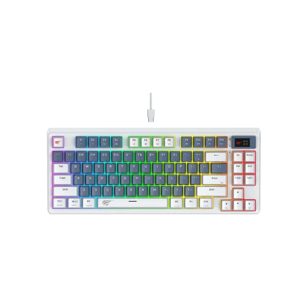 HAVIT KB884L GAMENOTE USB TO TYPEC MULTIFUNCTION RGB BACKLIT